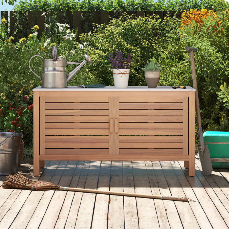 Solid Wood, Resin Outdoor Bench