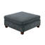 Ensemble de canapé modulaire en chenille gris 6 pièces
