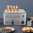 4-Slice Pop-Up Stainless Steel Bread Baking Machine With Timing Function