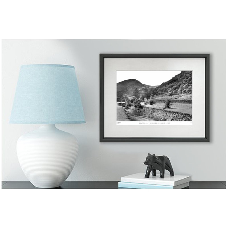 Seatoller, The River Derwent C1930 - Single Picture Frame Print, 40cm H x 50cm W x 2.3cm D