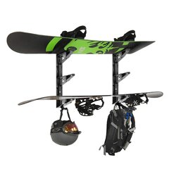 Menabo Metal Ceiling Mounted Adjustable Multi-Use Ski/Snowboard Rack