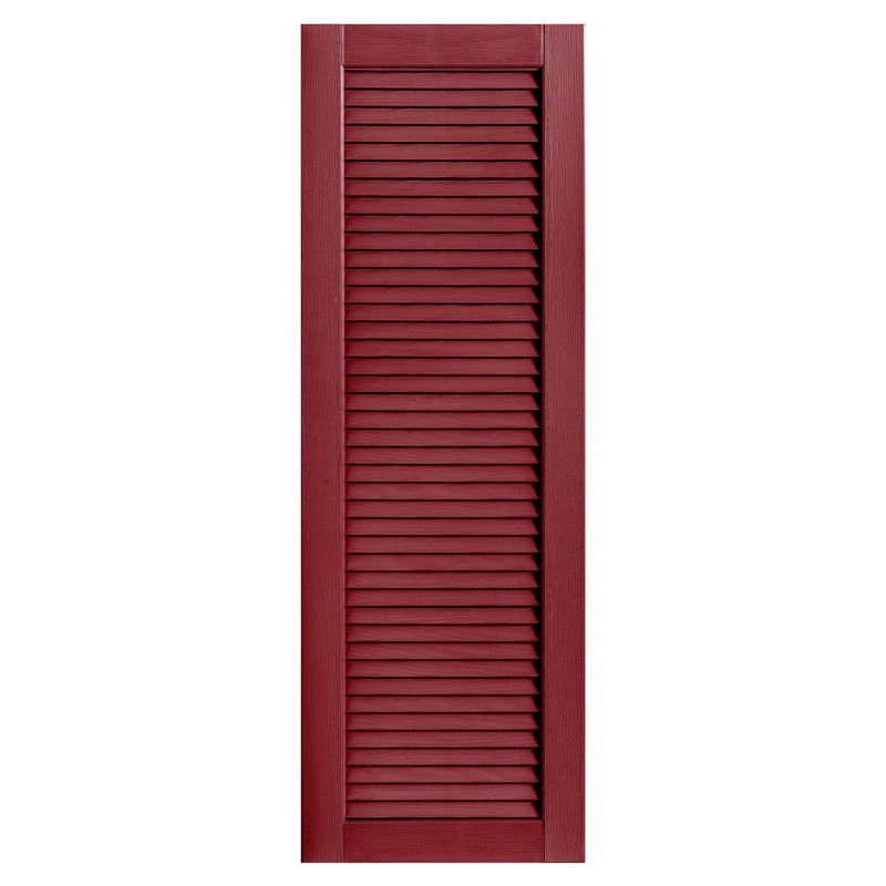 Paire de volets à persiennes droites, Canneberge, 31 po, 16 po