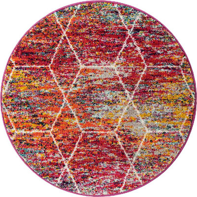 Tapis contemporain contemporain multicolore Tellaro