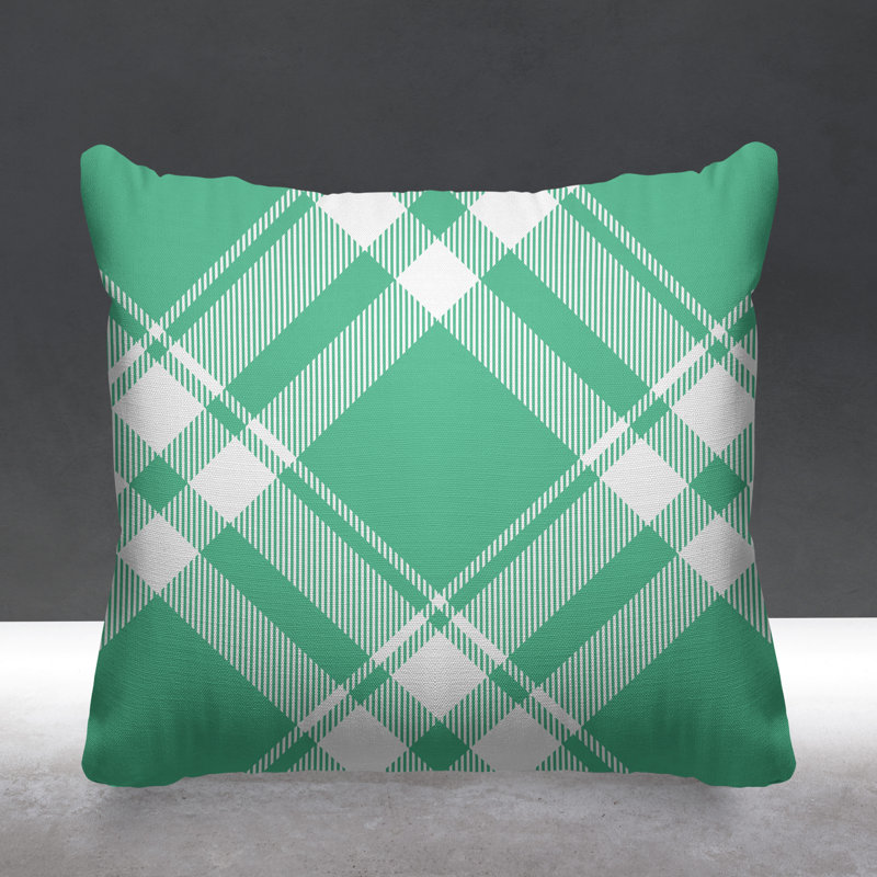 Housse et insert de coussin extérieur d'extérieur, L 19 po x H 19 po, Menthe