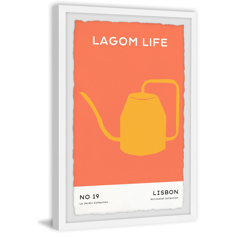 Minimalist Poster No 19 1 Piece Single Picture Frame Painting, 30cm H x 20cm W