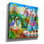  «Mustering Storkes» par Koday, art mural sur toile, 12 po x 12 po
