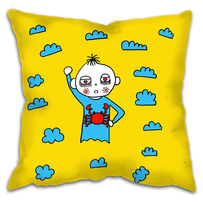 Obi Square Cushion, 44cm H x 44cm W x 20cm D