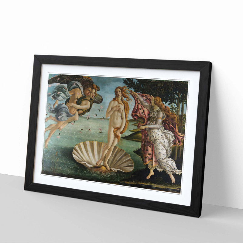 Sandro Botticelli - Single Picture Frame Painting, Black