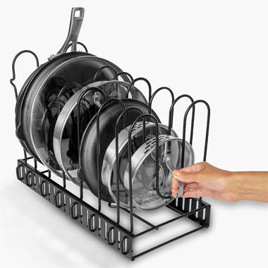 Prep & Savour Metal Countertop / Cabinet Pot Rack