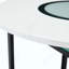 Ensemble de table de salle à manger moderne et minimaliste moderne avec 4 chaises ergonomiques en polyuréthane, dossier incurvé pour plus de confort-937875978