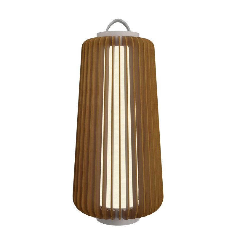 Stecche Di Legno Desk Table Lamp, American Walnut, 30.81" H x 14.04" W x 14.04" D
