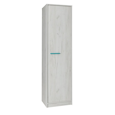 Gabrial 1 Door Manufactured Wood Wardrobe