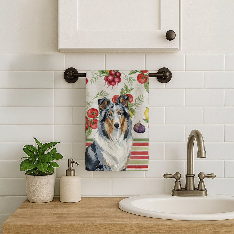 Serviette de cuisine Blue Merle Collie, Blue Merle Collie