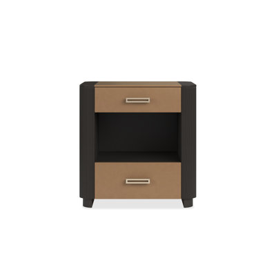 Love 2 - Drawer Solid Wood Nightstand