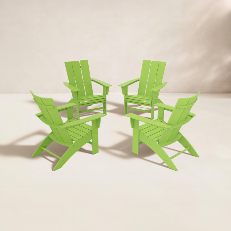 Chaise Adirondack POLYWOOD, Limette