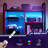 Eiser 34" LED Wall Mounted Shelf and Adjustable Hanging Display Rack Bookshelf with 6 S-Hooks