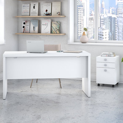 Ensemble de bureau rectangulaire 2 pièces Echo
