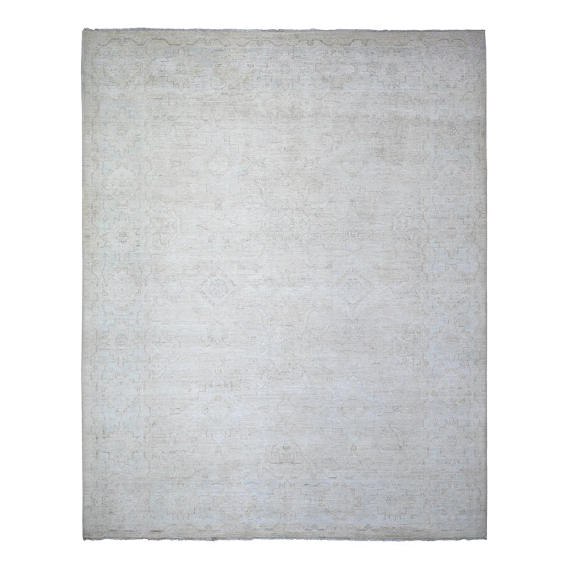 One-of-a-Kind Rectangle 8'0" X 9'8" New Age Area Rug in Ivory