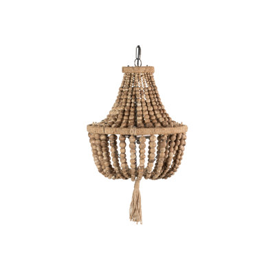 1 - Light Natural Unique/Statement Pendant