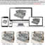 Coussin à double couche pour 4 sièges avec rangement Ustyle. Gris. Mousse + bourre en coton PP. Structure en pin et contreplaqué. Pour des espaces variés. Facile à assembler 4 coussins de rangement et de confort-13495165