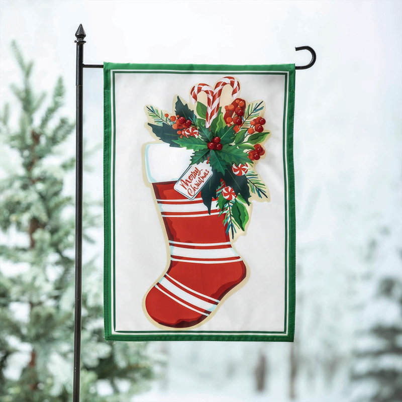Drapeau de jardin Merry Christmas