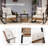 Aljaquan 2 - Person Patio Conversation Set with Cushions-1338834514