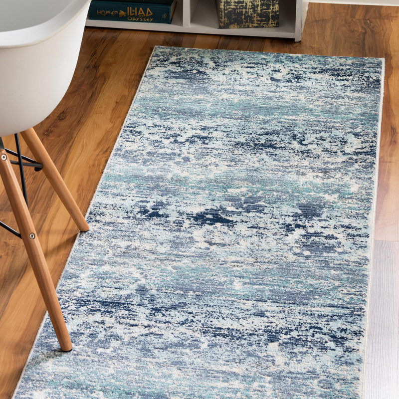 Abstract Indoor Rug, Runner 2'7" x 9'10"