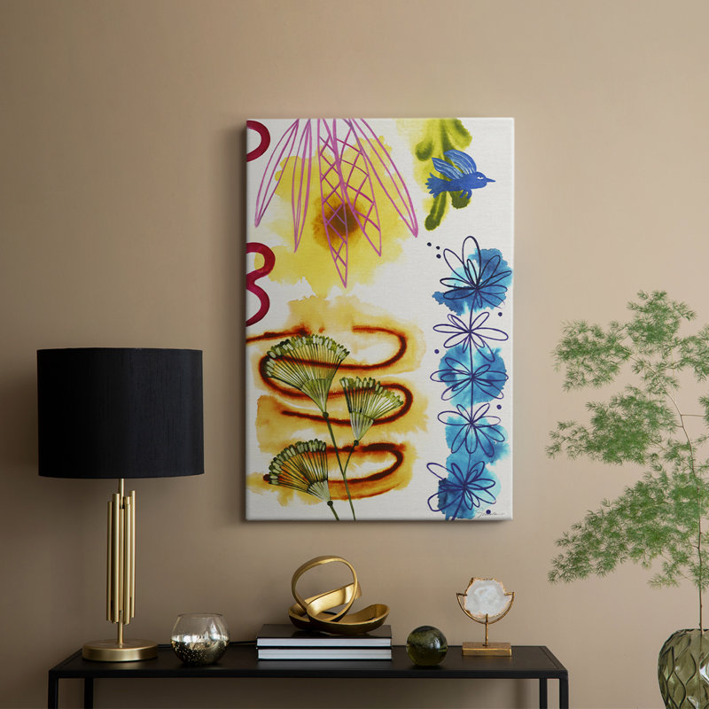 Flower Power I - galerie sur mesure, H 18 po x l 12 po