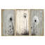 «White Vintage Dandelion Breeze», ensemble de 3 encadrements de pissenlits-129076313-129076306
