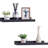 Emelio 2 Piece Solid Wood Floating Shelf
