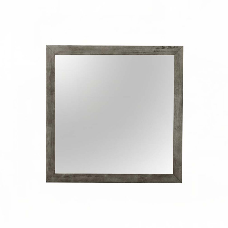 Miroir mural gris