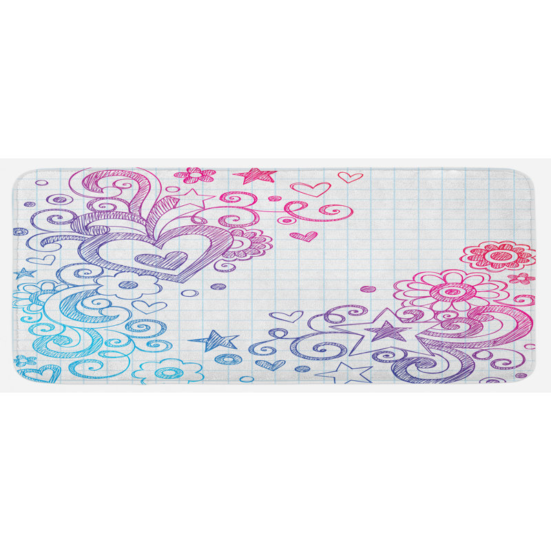 Tapis de cuisine Doodle