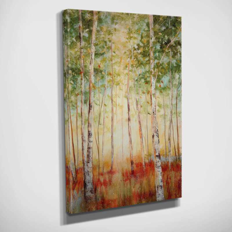 « bouleaus » par nan, reproduction d’art sur toile tendue