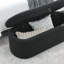 Banc de rangement avec repose-pieds 45,5 pouces avec repose-pieds en tissu-963353383