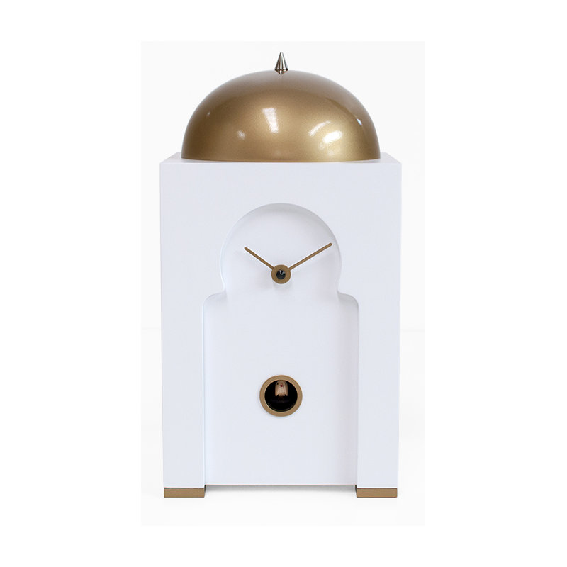 Modern & Contemporary Analogue Tabletop Clock, White