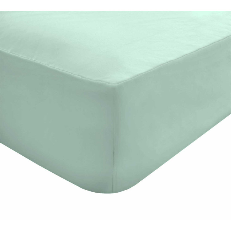 Jaydin Cotton Blend Machine Woven Fitted Sheet, Double (4'6), Charcoal