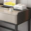 Bureau compact et pratique en bois massif à 2 tiroirs-549146765