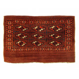 Handmade antique Turkmen Yomud rug 2'2'' X 4'