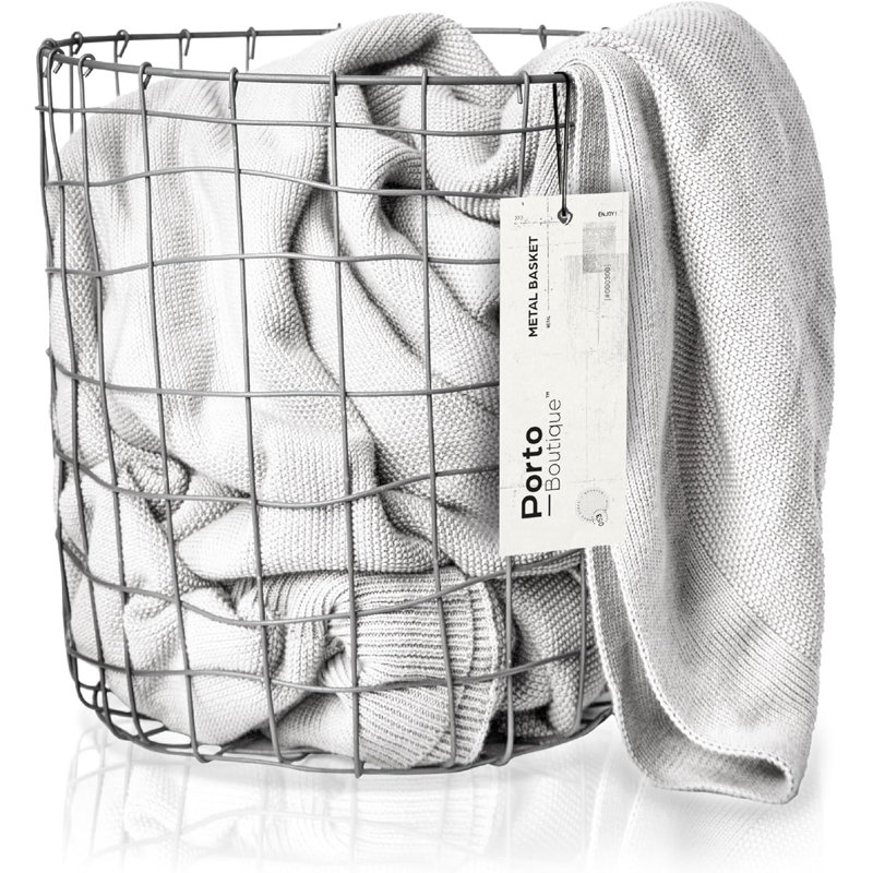 August Grove® Decorative Basket, 12" H x 12" W x 10" D