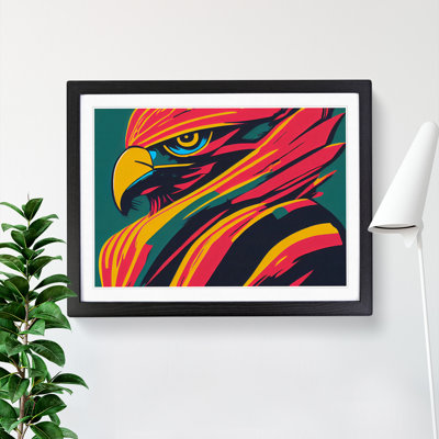 Abstract Eagle Bird - Framed Print