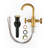 Single-Hole 2-handle Bathroom Faucet with Drain Assembly-92166692