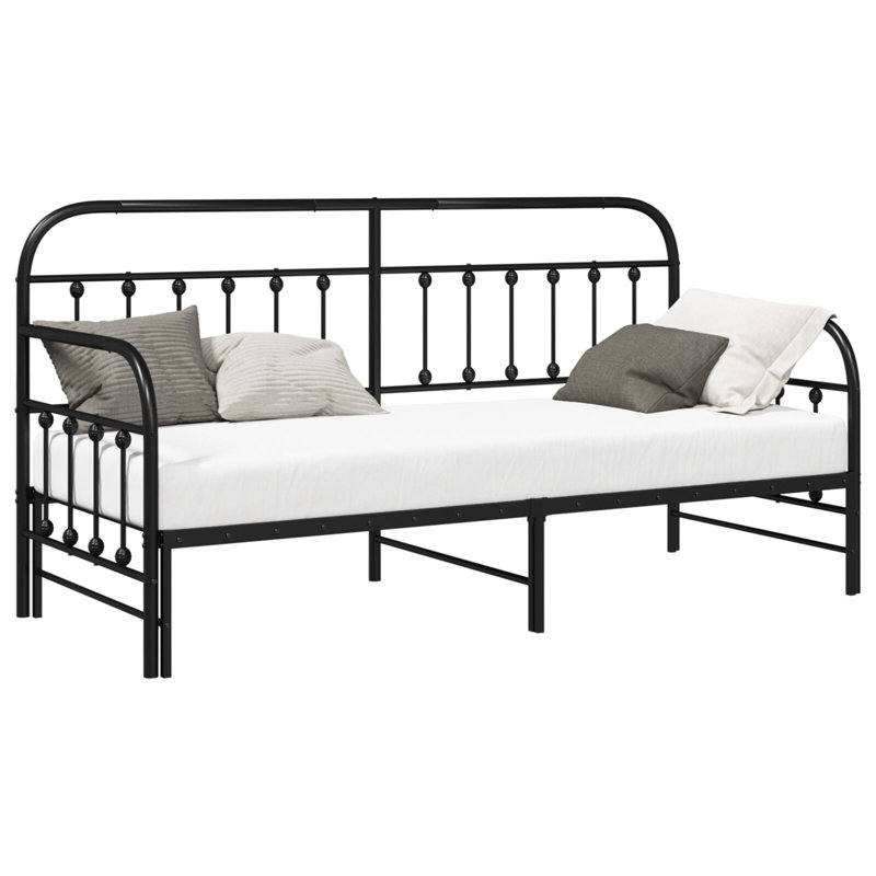 Daybed Frame Steel, Small Single (2'6), Black
