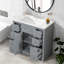 Meuble-lavabo 36 po avec lavabo en céramique-641467017