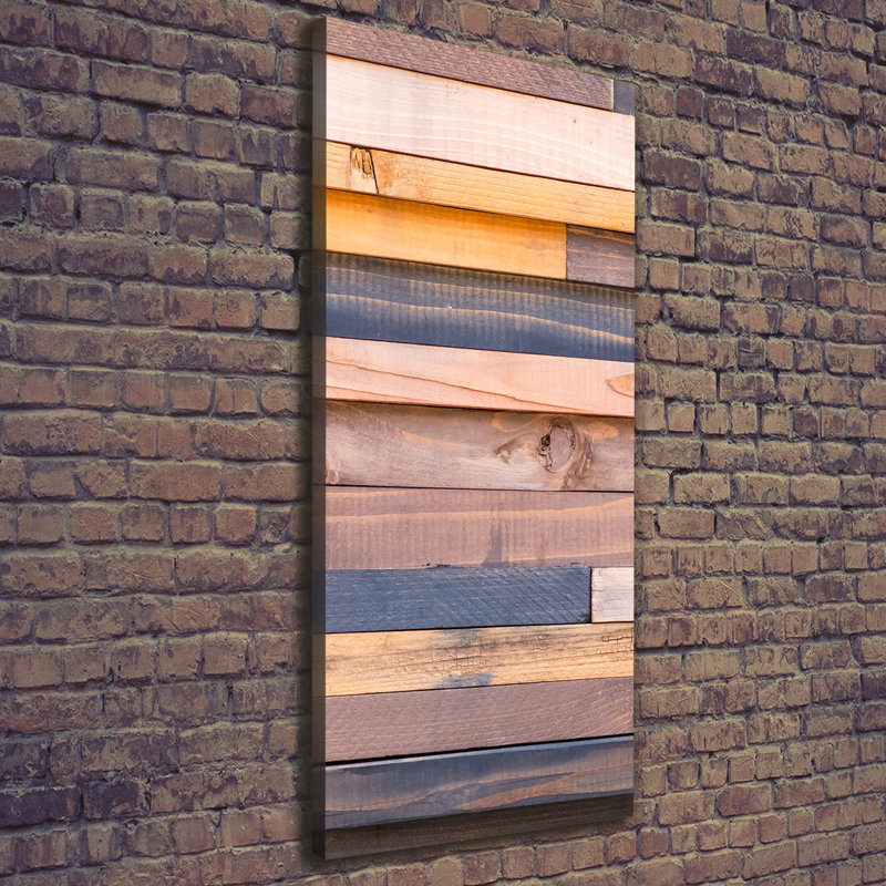 Wooden Wall - Wrapped Canvas Print