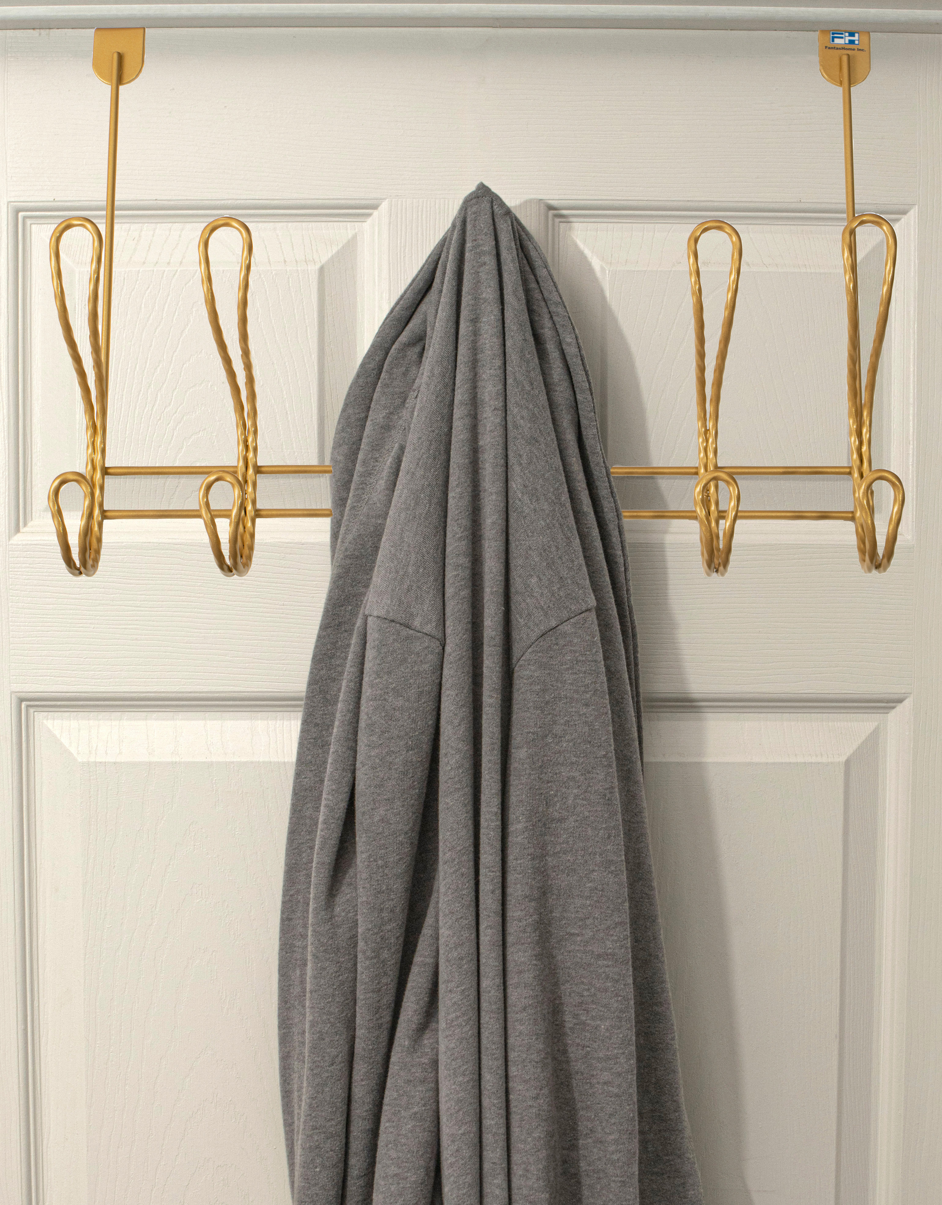 Multi-Purpose Hooks Metal Unique Twist Design Hook Closet