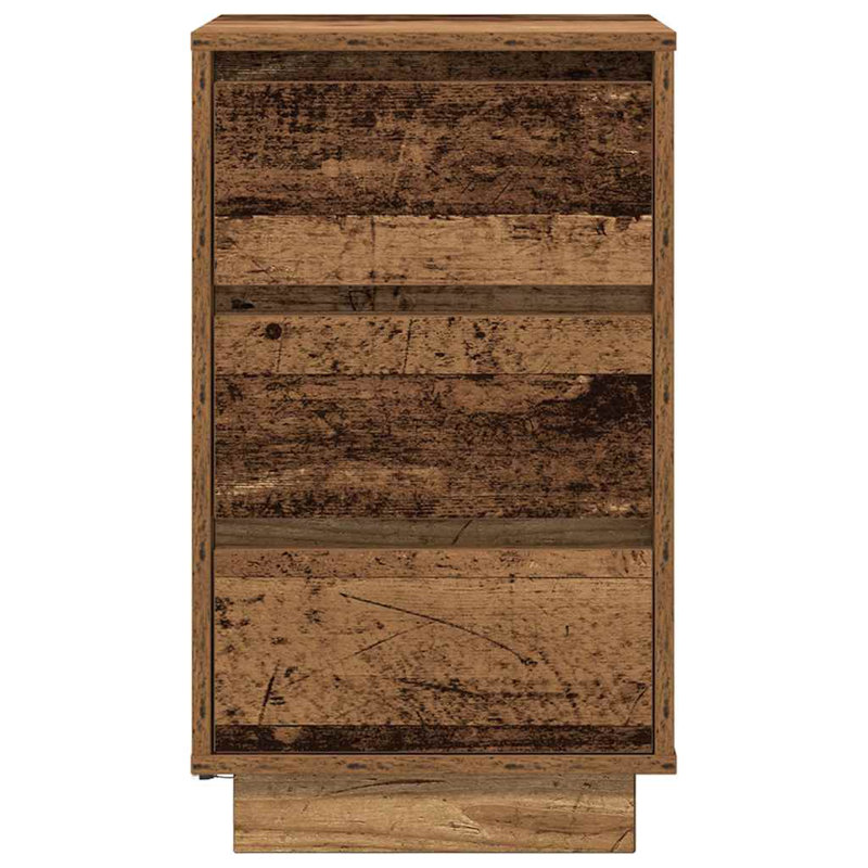 Davayah 38cm W Manufactured Wood Bedside Table, Old Wood