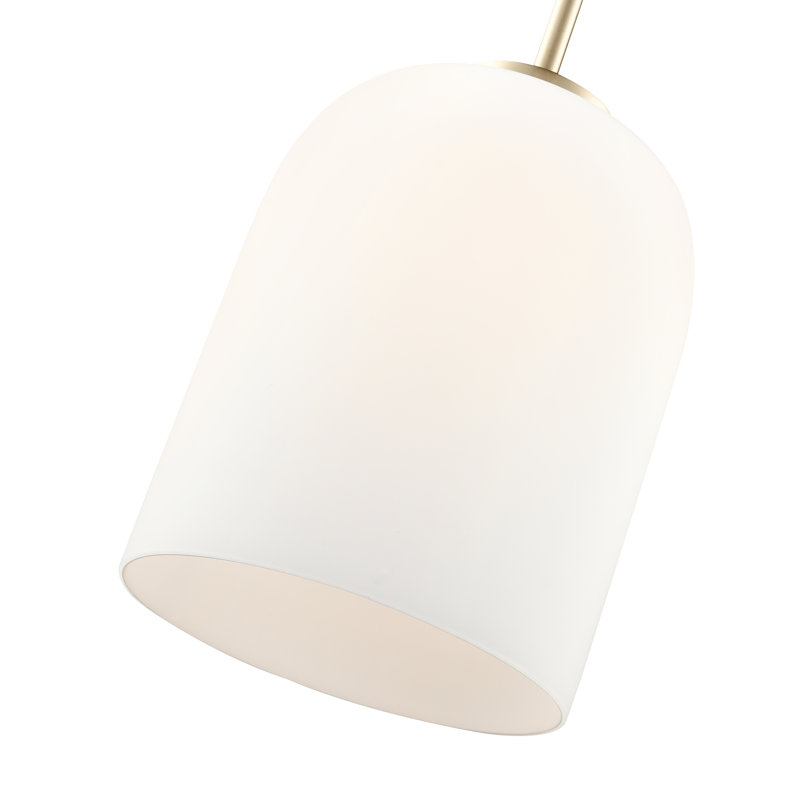 Luminaire suspendu 1 lumière Laphia, Or moderne, H 10,75 po x l 8 po x P 8 po