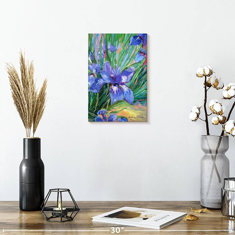 Harnek Iris Fleurs II, H 12 po x l 8 po