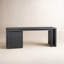 Weston Rotating Desk-Black Parawood