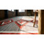 Flatweave Wool Geometric Area Rug in Gray